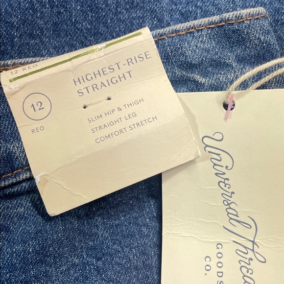 Universal Thread Highest-Rise Straight Blue Jeans Woman’s Various Sizes | NWT - Picture 6 of 11